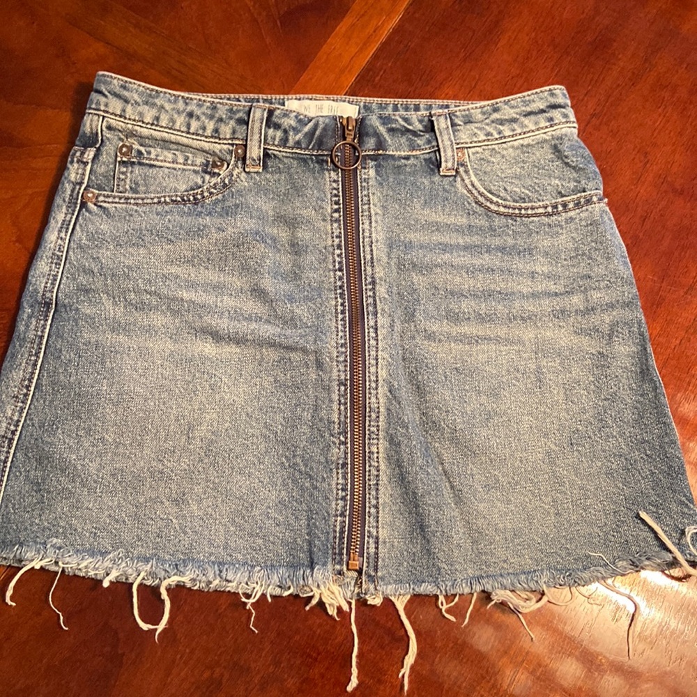 We the free mini denim skirt size 27